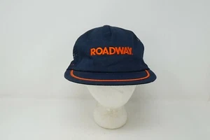 Vintage Roadway Mesh Snapback Streifen Schirm Trucker Mütze Kappe USA - Bild 1 von 9