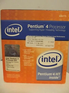 Intel Pentium 4 631+ 2MB L2 Cache 3GHz Socket 775 CPU - Picture 1 of 5