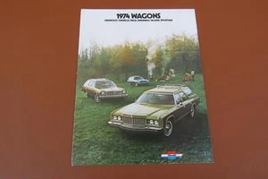 1974 Chevy Station Wagons NOS Mint Original Dealership Sales Brochure Catalog - Picture 1 of 16