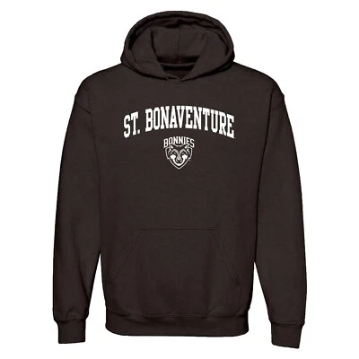 Sudadera con Capucha St. Buenaventure Bonnies Arch Logo - Chocolate Oscuro Foto 1 de 4