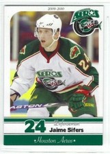 Jaime Sifers 2009-10 Houston Aeros (AHL) 