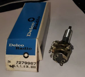 62 1962 Buick  radio volume control NOS for model 980296 Delco part # 7279987 - Picture 1 of 7