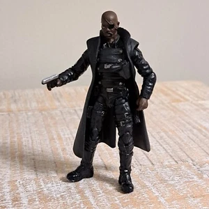 2011 Marvel Comics Avengers Approx 4"  Nick Fury Action Figure W/ Accessory  - Picture 1 of 14