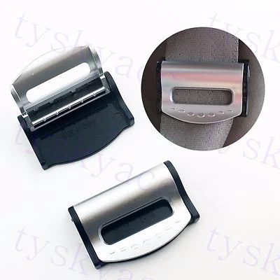 Ajustador de seguridad para cinturón de seguridad automático Soporte regulador Abrazadera Clip Tapón Hebilla Piezas Foto 1 de 4