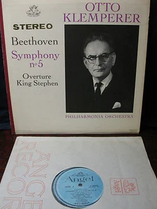 OTTO KLEMPERER BEETHOVEN No. 5 OVERTURE KING STEPHEN ANGEL S 35843NM NM - Picture 1 of 5