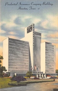 Postal TX: Prudential Insurance Building, Houston, Texas, lino, sin publicar - Imagen 1 de 2