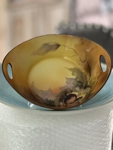 Vintage HANDPAINTED Fine China Porcelain Noritake “Komaru” Mark Decorative Bowl - Picture 1 of 9