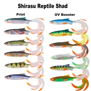 Balzer Shirasu Reptile Shad Print + UV Booster Gummifisch Barsch Zander Hecht
