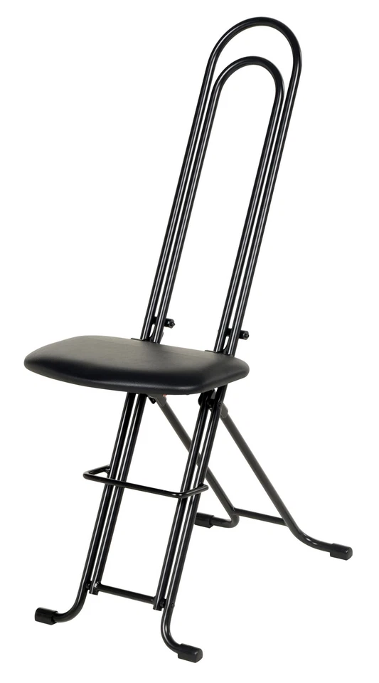 Vestil CPRO-800LP Asiento/Silla de Trabajo Ergonómico, 13-1/2" W, 10" D, 300 lb, 18"-33" H Foto 1 de 1