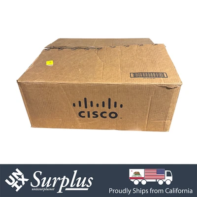 48 Port PoE+ Gigabit RJ45 Cisco LAN Ethernet Switch 2xPSU |4x SFP Factory Sealed - Image 1 of 4