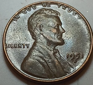 1951 D Lincoln wheat Cent Double Die Obverse FS-101 Error Penny - Picture 1 of 9