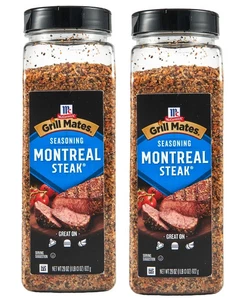 McCormick Grill Mates 2er Pack Montreal Steak Gewürz 29 Oz (2 x 29 Oz) - Bild 1 von 7