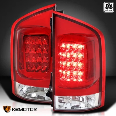Red Fits 2005-2015 Armada LED Tail Lights Rear Brake Lamps Left+Right 05-15 - Image 1 of 4