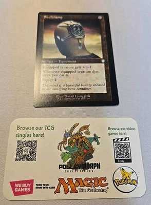 MISPRINT MISCUT Retro Skullclamp The Brothers' War, MTG MISPRINT MISCUT  - Image 1 of 4
