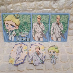 Attack On Titan Erwin Escri Coaster Bonus Set Nuovo - Foto 1 di 1