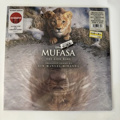Mufasa: The Lion King – Orig Soundtrack Target Exclusive Clear Vinyl New Sealed - Image 1 of 2