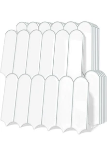 Azulejos de pared autoadhesivos para baño cocina diseño de valla gruesa - Imagen 1 de 6