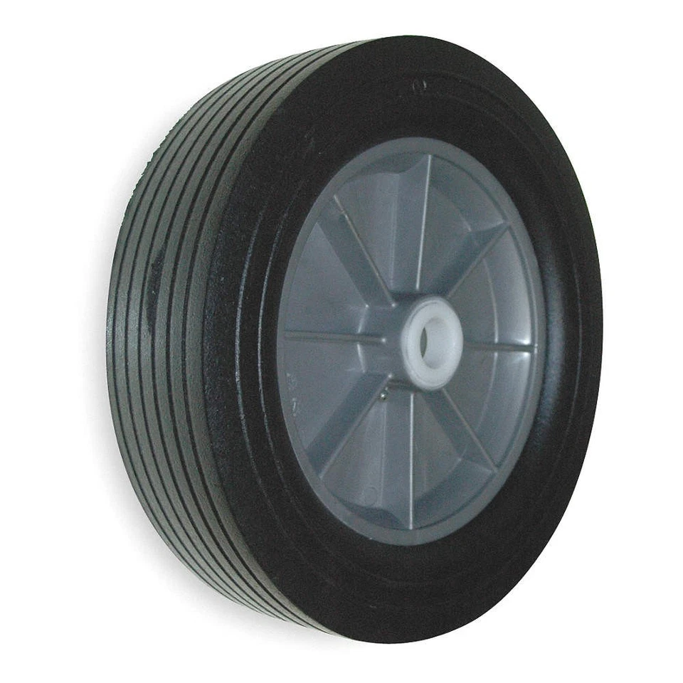RUBBERMAID COMMERCIAL PRODUCTS GRFG1025L60000 Wheel,For Use With 5Z192 1AHV4 - Image 1 of 1