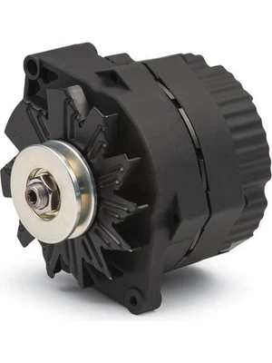 Proform Gm Black Crinkle 10Si 120 Amp Finish Alternator. 1 Wire (66448.12N) - Image 1 of 4