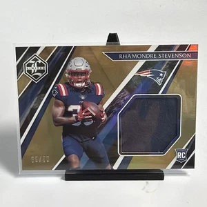 2021 Limited Football Rhamondre Stevenson Rookie Patch RC /75 Panini Patriots NM - Picture 1 of 9