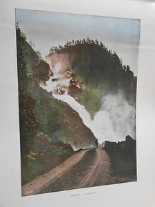 Norvège - La Laatefos Photochromie Gravure fin 19ème - Picture 1 of 1