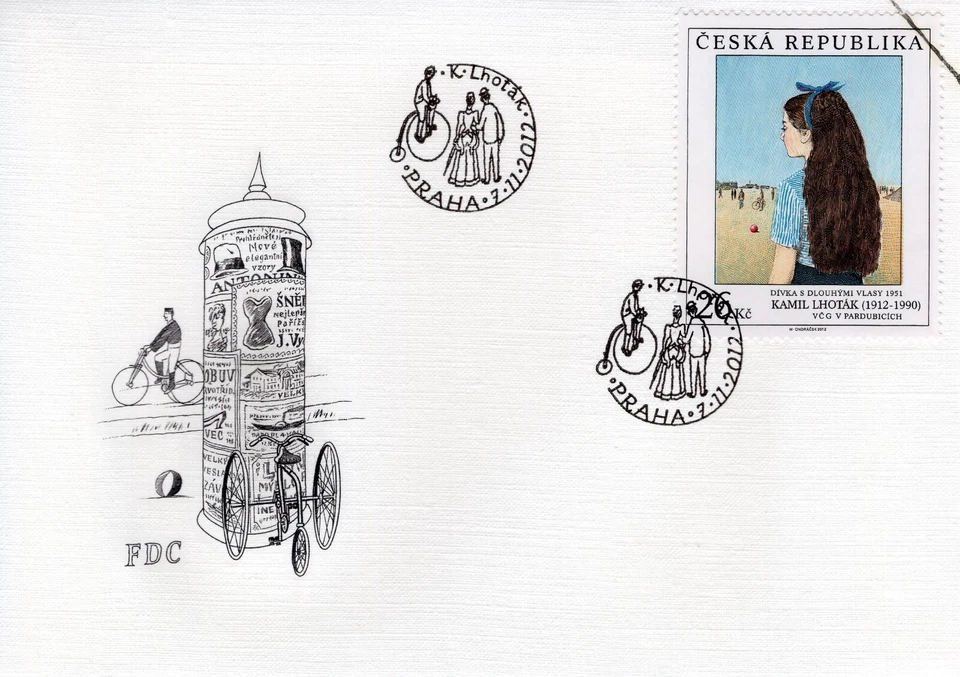 Pinturas República Checa 2012 FDC6090 Foto 1 de 1