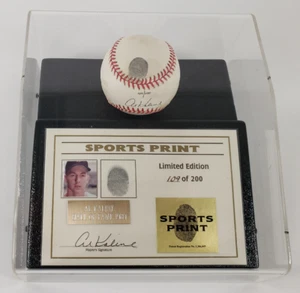 Al Kaline Signed Thumbprint Baseball In A Limited Edition Display W/ Signed COA - Picture 1 of 2