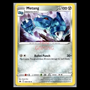 Pokemon - Metang 090/159 - Crown Zenith - Non Holo - English - Picture 1 of 1
