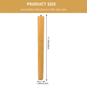 Table Leg Wooden Solid Legs Office Work Adjustable Furniture for Tables - Imagen 1 de 12
