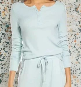 Tommy John M Top Henley NWT $56.00 SILT GREEN Downtime Believably Soft - Picture 1 of 10