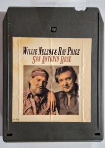 8-Track Willie Nelson & Ray Price San Antonio Rose  - Bild 1 von 4