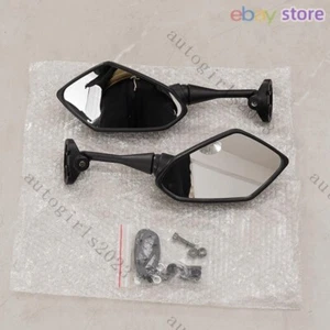 Left+Right Rearview Mirrors For Kawasaki Ninja 650R Ninja1000 Z1000SX ER6F Black - Picture 1 of 15