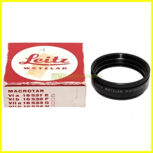 Leica Leitz Wetzlar Macrotar VI/a aggiuntivo macro con innesto Series VI Closeup - Imagen 1 de 2