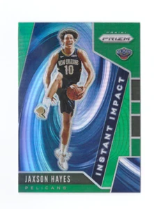 Panini Prizm JAXSON HAYES Green Prizm Instant Impact Rookie Pelicans 2019/20 - Imagen 1 de 1