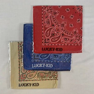 Paquete de 3 máscaras bufandas marca Lucky Kid 20x20 3 colores B-D - Imagen 1 de 10