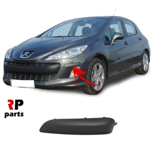 PER PEUGEOT 308 07-11 NUOVO MODANATURA PARAURTI ANTERIORE PER VERNICIATURA SINISTRA N/S - Foto 1 di 2