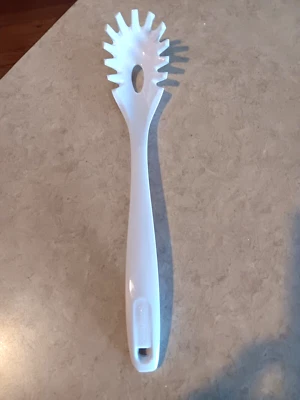 Good Cook 12.5" Long White Melamine Pasta Server - Image 1 of 4