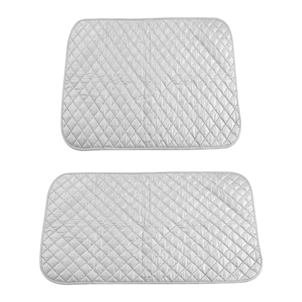 Ironing Blanket Laundry Pad Gray Travel Iron Mat Press Clothes Protect Protector - Image 1 of 1