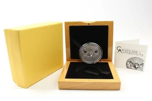 Mongolia 2016 Silver .999 Wildlife Protection Saker Falcon 500 Togrog Coin - Picture 1 of 3