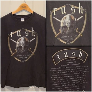 RUSH 2008 SNAKES & ARROWS TOUR CONCERT T Shirt Tee Sz M - Picture 1 of 6