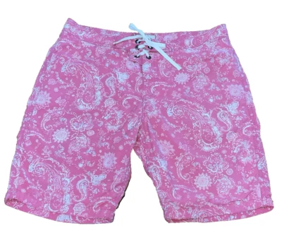 Pantalones Cortos Express Board Para Hombre XL Rosa Bañador Y2K Logo Surf Natación Playa Vacaciones Foto 1 de 4