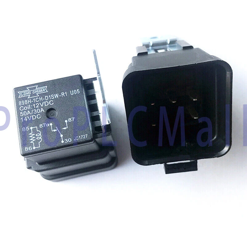 10PCS SONG CHUAN 898H-1CH-D1SW-R1 U05 12VDC Power Relay 50/30A 5Pins ~ - Image 1 of 1