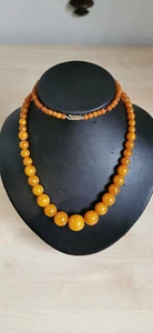 Bernsteinkette Butterscotch T3178 - Bild 1 von 12