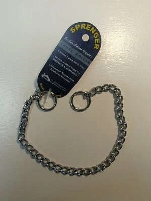 Herm Sprenger 16" Choke Collar Medium Weight Dog Training Made in Germany - Image 1 of 4