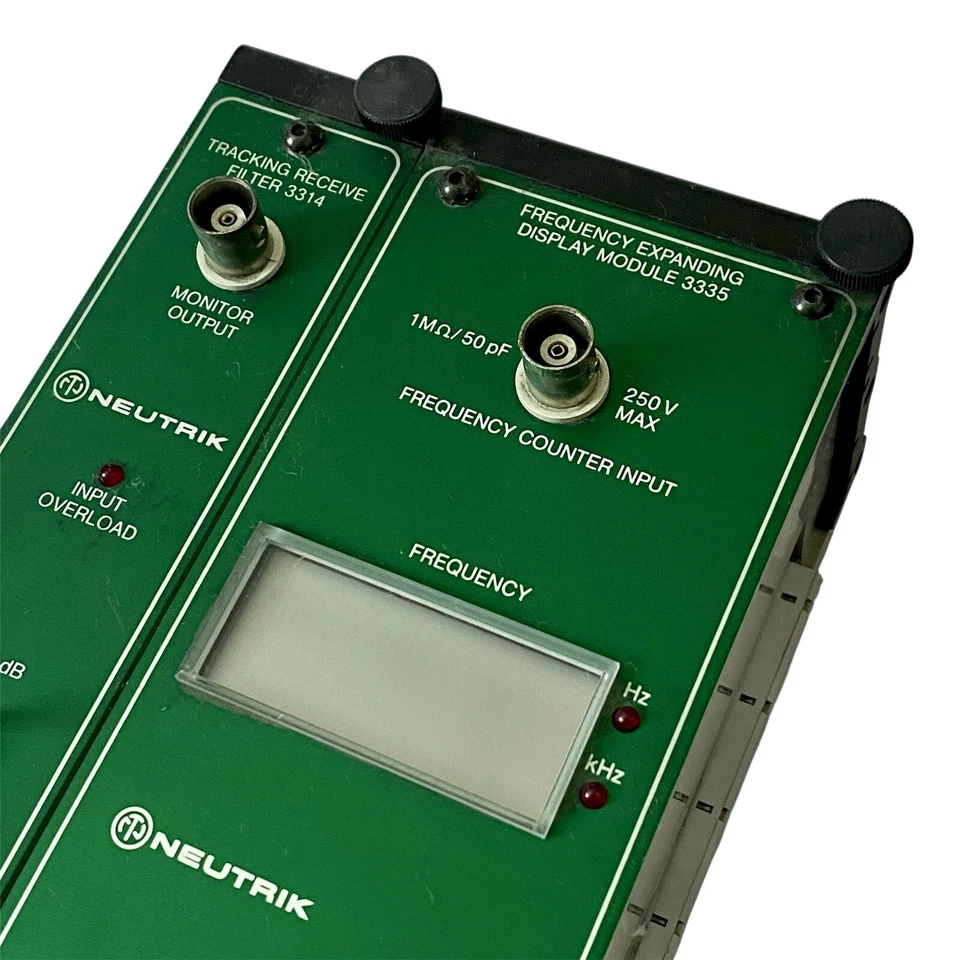NEUTRIK RECEIVE FILTER 3314; FREQUENCY EXPANDING DISPLAY MODULE 3335 - Image 1 of 4