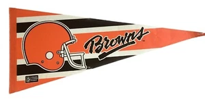 Vintage Cleveland Browns 12 x30" NFL Football Pennant 90s, Official, Authentic - Picture 1 of 2
