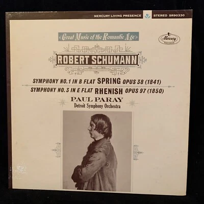 MERCURY Living Presence SR90330 SCHUMANN Symphonies #1 & 3 PARAY ST LP P17 PROMO - Image 1 of 4