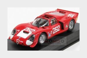 1:43 BEST Alfa Romeo 33.2 #262 Targa Florio 1969 Vaccarella De Adamich BE9147-2