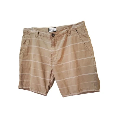 Шорты мужские Y2K Billabong бежевые белые в полоску размер 38 шорты в полоску (D-147) - Изображение 1 из 4