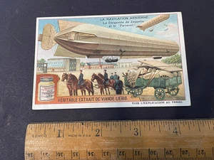 Liebig La Navigation Aerienne, Zeppelin & Parseval, 1910-11 - Picture 1 of 2